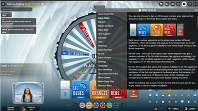 Regole di gioco Ice Fishing dettaglio